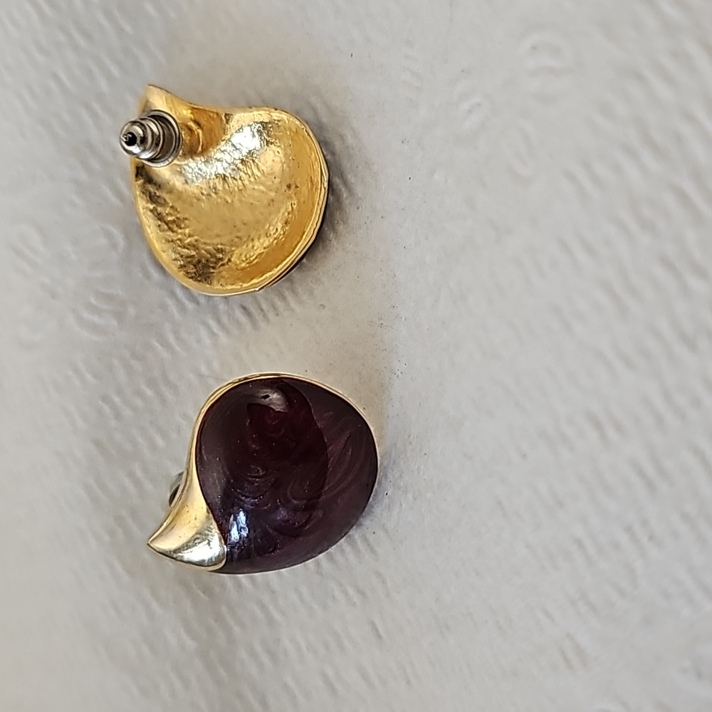 Ladies two tone earrings